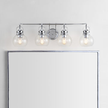 Shirley Metal/ Bubbled Glass Vanity Light - JONATHAN Y